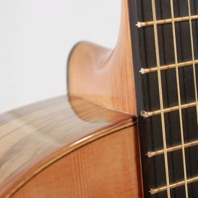 2017 S.F. Allen Custom USA Western Cedar / Black Limba Nylon String Guitar w/ Case image 7