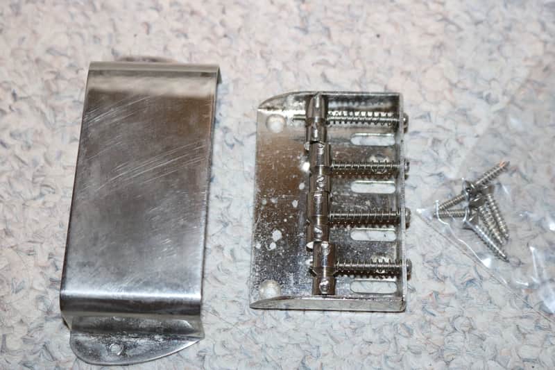 Vintage 1970s Gibson Bass Bridge Assembly - No Tariffs image 1