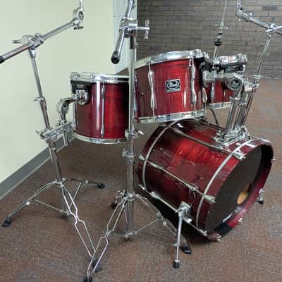 Pearl Export 5-Piece 2000s Vintage Drum Kit w/ Hardware (USED, Pickup ONLY) image 2