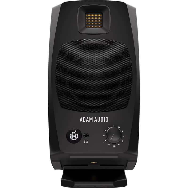 ADAM Audio D3V Active Desktop Monitoring System with USB-C Connection (Pair), Black image 1