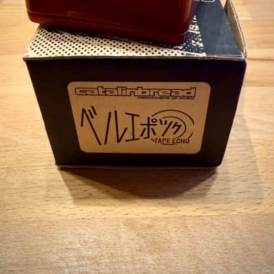 Catalinbread Belle Epoch Japanese Red Sparkle Limited edition 2015 / preamp / overdrive and boost / tape delay / Echoplex sim image 10