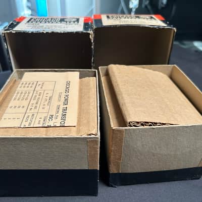 NIB! One Pair of Rare and Original Chicago PSC-55 Power Transformers 1950s - Electrically identical to PCC-55 used in Vintage Pultec Tube EQs image 3