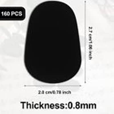 160 Pieces Saxophone and Clarinet Mouthpiece Cushion Sax Mouthpiece Patches Pads image 2