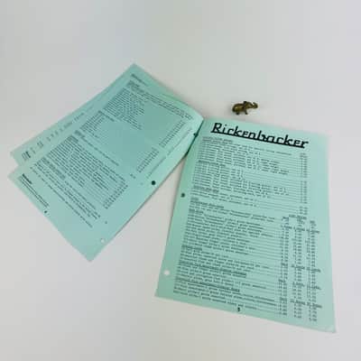 Rickenbacker Price List 1975 image 3