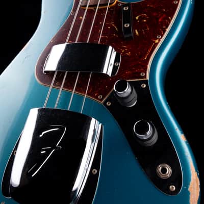 Fender Custom Shop 1960 Jazz Bass Relic Aged Ocean Turquoise image 5