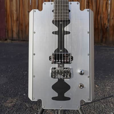 Schecter DIAMOND SERIES Machine Gun Kelly Razor Blade Metallic Silver 6-String Electric Guitar image 4