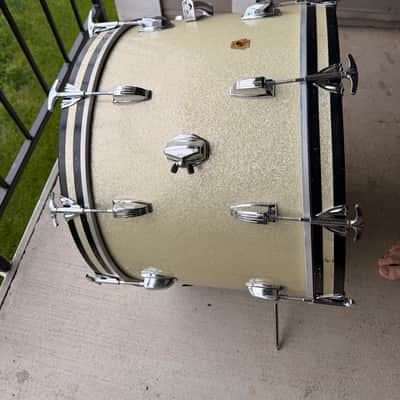 Ludwig Super Classic 1966 - Aged Silver Sparkle image 7