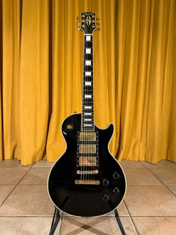 Burny RLC-65 3 pickups 1990 - Black beauty image 1