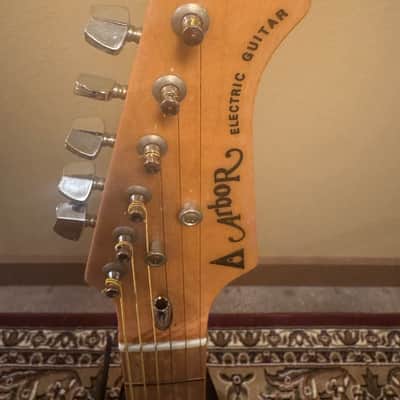 Arbor Strat style 1980’s - Black image 4