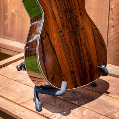 2016 Kris Barnett, Cedar Ziricote, Hybrid Fan Lattice Braced, Elevated Fingerboard , Soundport image 7