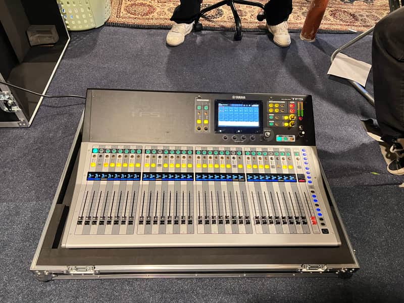 Yamaha TF5 Digital Console + Hard travel case + Yamaha NY64 Dante Card image 1