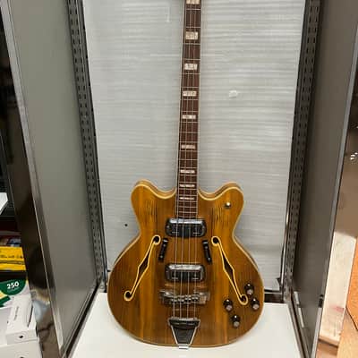 Fender Coronado Bass II 1968 - Transparent Brown With yellow trim image 12