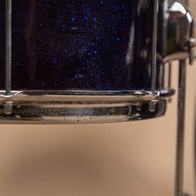 1960s Slingerland Stage Band Sparkling Blue Pearl Drum Set image 9