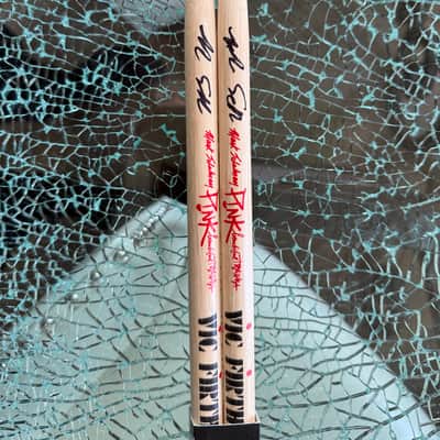 Mark Schulman's P!NK Gretsch USA Maple 7-Piece Drum Set, 2008 — Blue Sparkle image 5