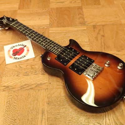 RISA Les Paul Tobacco Sunburst Electric Concert Ukulele #4974 image 5