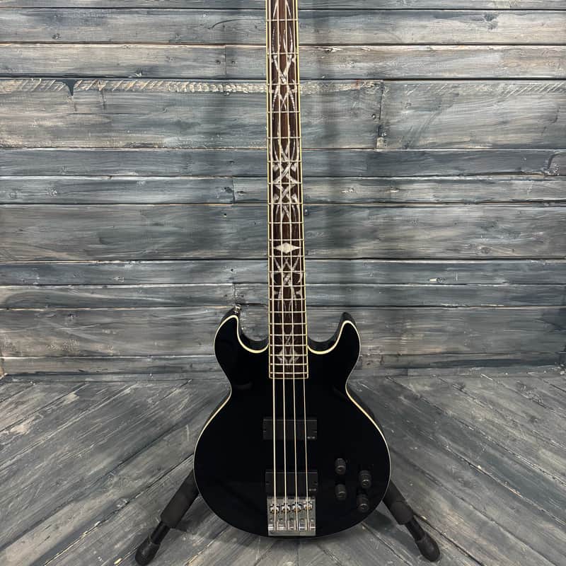 2000’s Schecter Scorpion Tribal Bass black