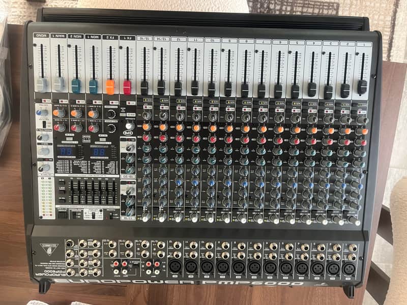 Behringer Europower PMP6000 1600-Watt 20-Channel Powered Mixer