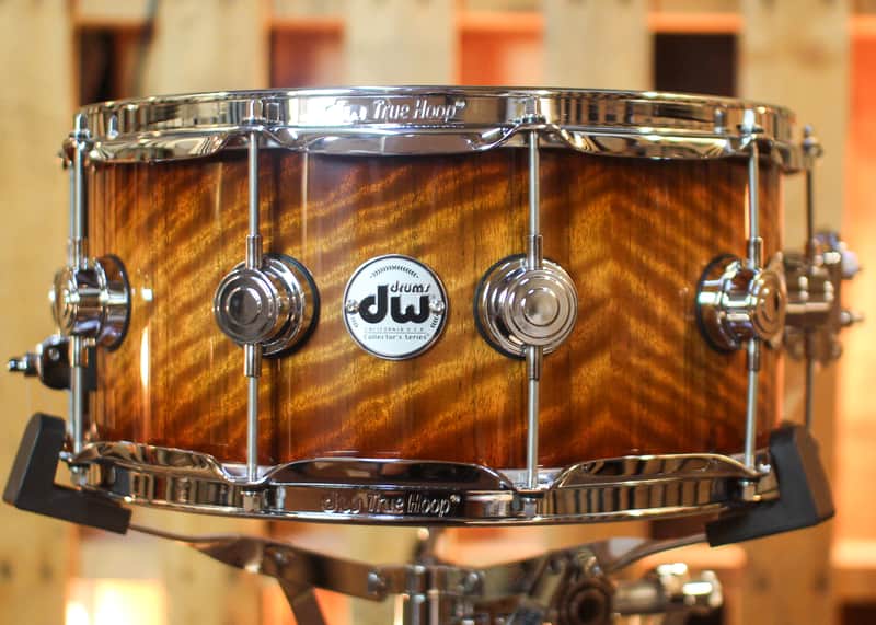 DW 6.5x14 Collector's Maple 333 Almond Burst over Nyatoh Snare Drum - SO#1444620 image 1