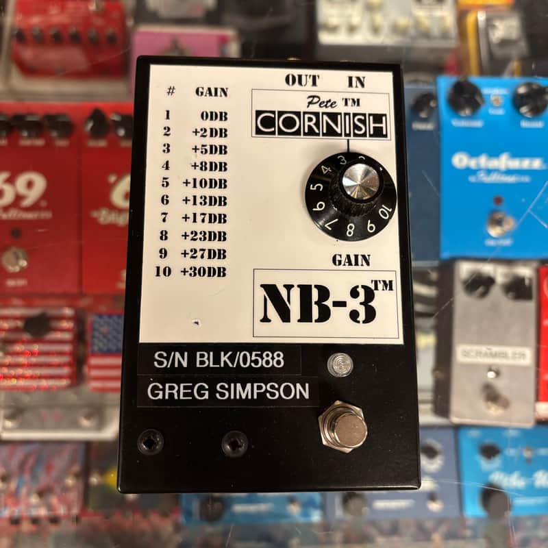 Pete Cornish NB-3 Battery-Free Linear Boost 2010s - Black/White image 1