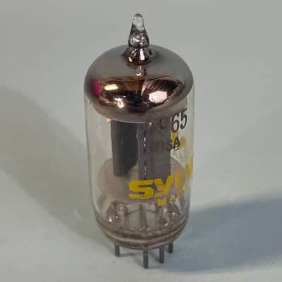 1960s Sylvania 5965 (x2) Matched Pair Vintage Industrial 12AV7 Substitute! T174 image 9