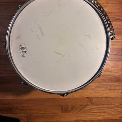 Ludwig 14x10 Stainless Steel Marching Snare Drum 1970s - Steel image 10