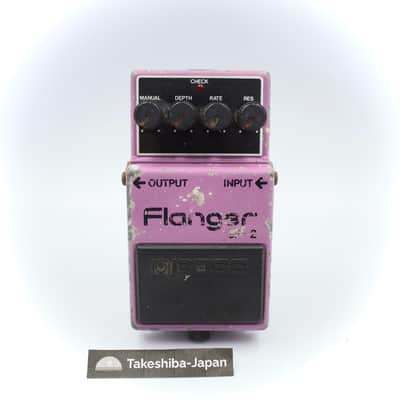 Boss BF-2 Flanger 1980-1984 (Black Label) Made In Japan | Reverb