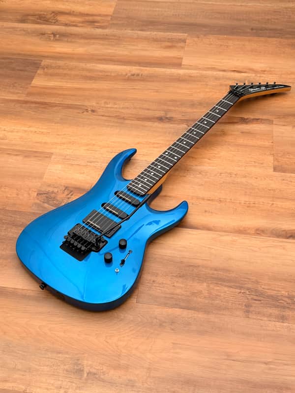 American Showster Savant III Early-90s - Floyd Rose - Candy Blue image 1