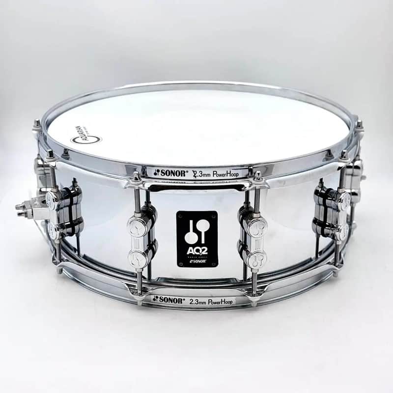 Used Sonor AQ2 Steel Snare Drum 14x5.5 - Good image 1