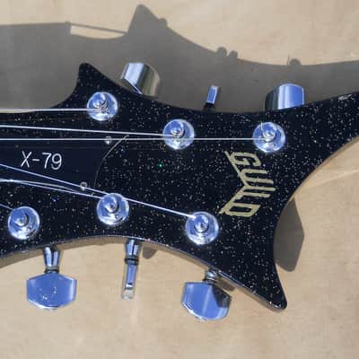 Early 80's Guild X-79, Original, Beautiful Black Metallac, Great Cond, OHSC! image 16