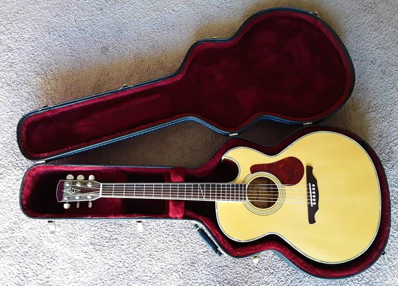 Alvarez AD90SCK Acoustic Electric Cutaway Guitar with TKL Hard Case image 1