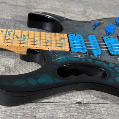 Ibanez JEM Steve Vai JEM77 1991 - Blue Floral Pattern - 1st Year! image 4