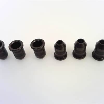 True Custom Shop® Black Body String Ferrules 6.5mm for Import Fender Tele Strat image 1