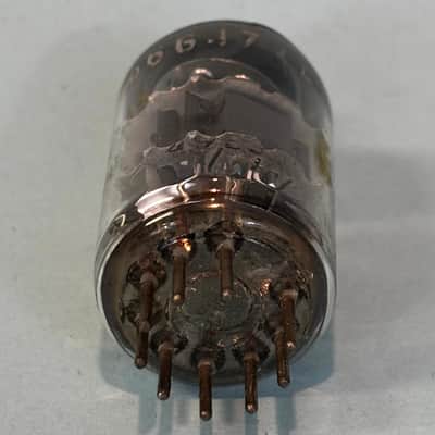 1960s Amperex 6GJ7 ECF801 Vintage Made In Holland Tube! T417 image 5