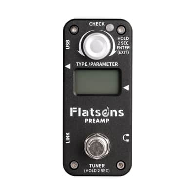 Flatsons Preamp Pedal with Overdrive/Heavy Metal Distortion/Clean Toner/Tuner Effect,price include the import duty for US buyer image 1