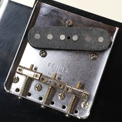 Lefty Fender USA Vintage Reissue Tele Aged Relic Tele Bridge Plate 3 MIJ Saddles image 6