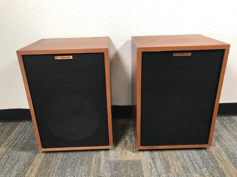 Vintage Pair of Klipsch Heresy HWO Speakers image 1
