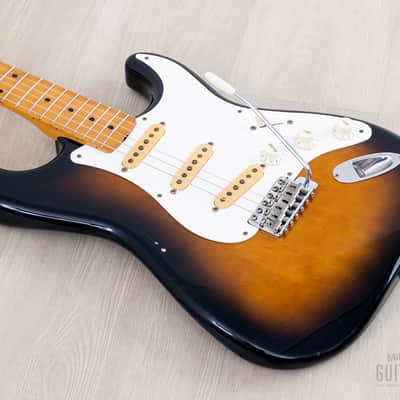 1987 Fender Stratocaster ‘57 Vintage Reissue ST57-55 Sunburst 100% Original w/ Case, Japan MIJ Fujigen image 9