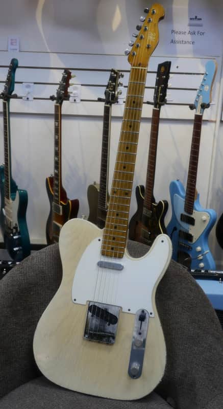MB Guitars 1958 Blonde Whiteguard image 1