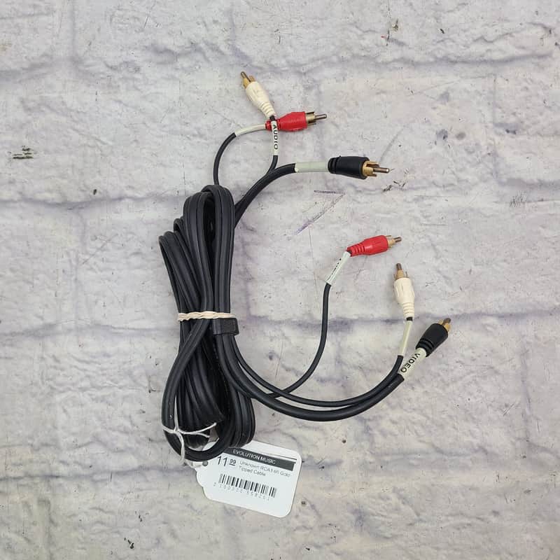 Unknown RCA3 6ft Gold Tipped Cable image 1