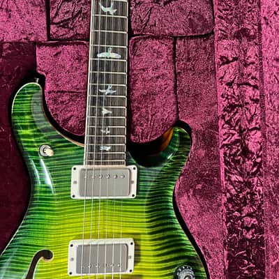 PRS McCarty 594 Semi-Hollow Private Stock Rainforest Glow image 5