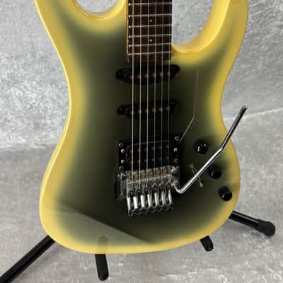 Vintage Westone Spectrum electric guitar with reverse headstock in reverse silverburst(?) image 8