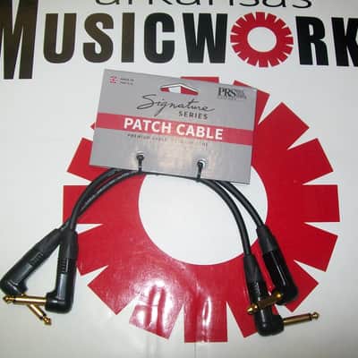 PRS 6" Classic Patch Cables (2), Right-Angle/Right-Angle image 1