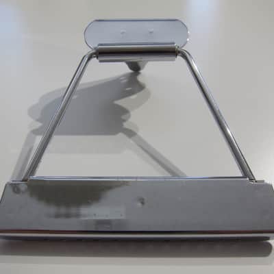 Gibson Acoustic 12 String Guitar Tailpiece Authentic Vintage Part Circa-1960s-Chrome image 5