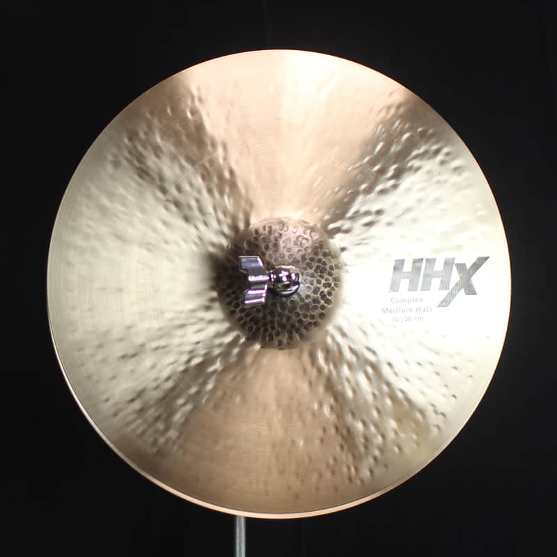 Sabian 15" HHX Complex Medium Hats - 1048g/1469g (video demo) image 1