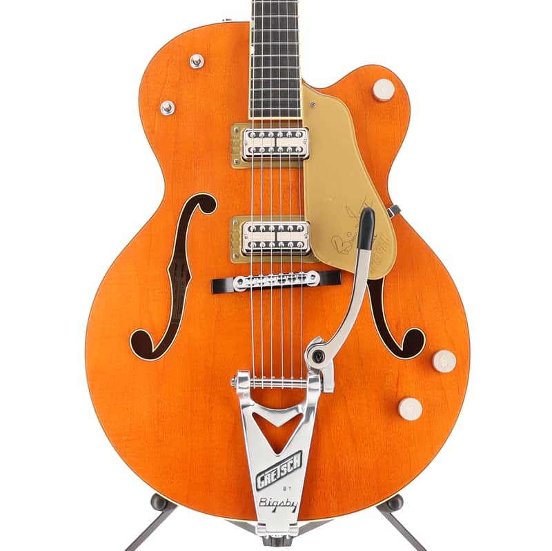 Gretsch G6120T-BSSMK Brian Setzer Signature Nashville Hollow Body '59 "Smoke" with Bigsby Smoke Orange (C10) (61763) image 1