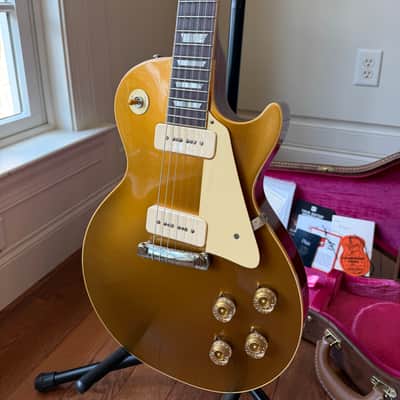 2026 Gibson Custom Shop Les Paul Standard ‘54 Reissue R4 VOS - Gold Top image 3