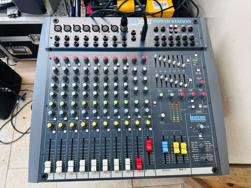 Spirit by Soundcraft Powerstation Powered Mixer W/Effects & EQ In Flight Case #2 image 1