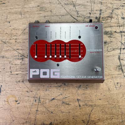 Used Electro Harmonix POG Polyphonic Octave Generator Guitar Pedal Made in the USA with Original AC Adapter image 2