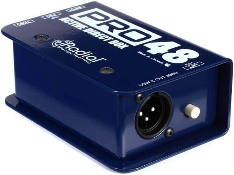 Radial Pro48 Phantom Powered Active Direct Box Pro-48 - 2 Day Delivery with warranty image 1