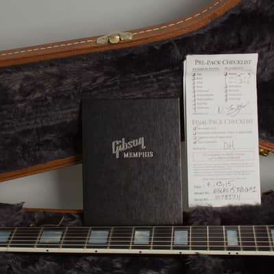 Gibson ES-Les Paul Custom Semi-Hollow Body Electric Guitar (2015), ser. #10785711, original brown tolex hard shell case. image 13